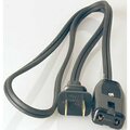 Coleman Cable 9303SW8808 CORD 3 FT 18/2 BLK SMALL APPLIANCE 93038808